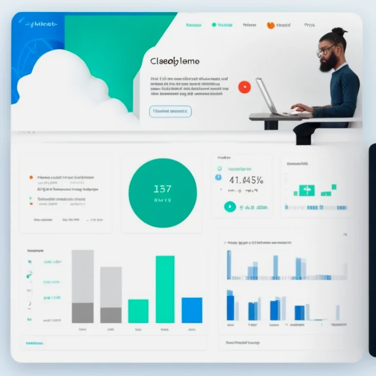 Illustration of collaborative AI learning in a modern workplace